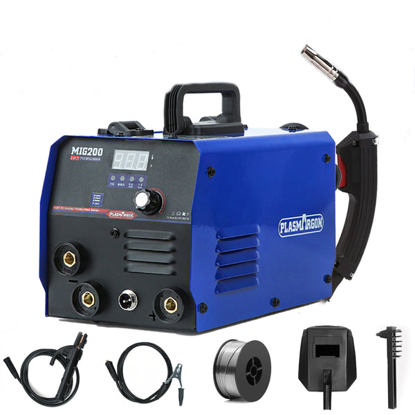 Leomastertools 3-in-1 IGBT Inverter Welder: Gasless MIG, LIFT TIG, MMA Capabilities | Semi-Automatic with Flux-Cored Wire | Multi-Functional and Efficient Welding Machine